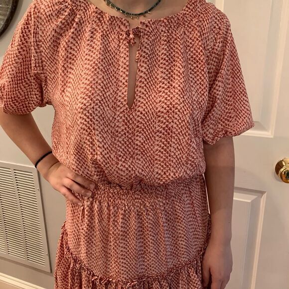 Buddy Love Ruffle Hem Front Tie Dress sz L NWOT - Picture 4 of 4